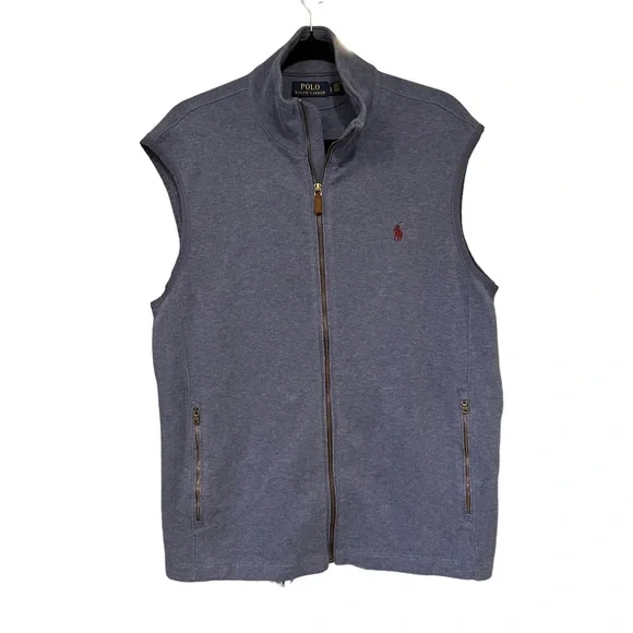 Polo Ralph Lauren Zip Up Cotton Sleeveless Vest, Sz XL - Picture 3 of 11